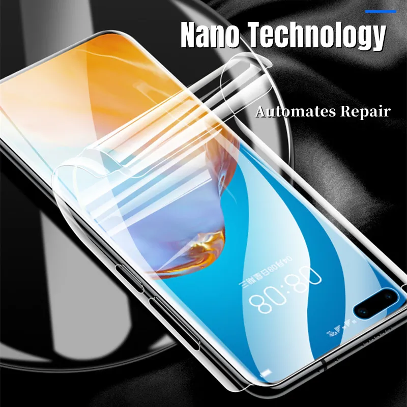 360° Front Back Hydrogel Film For HUAWEI P60 P50 P40 P30 Mate 60 50 40 30 Pro Plus Nova 10 9 8 7 Full Cover HD Screen Protector