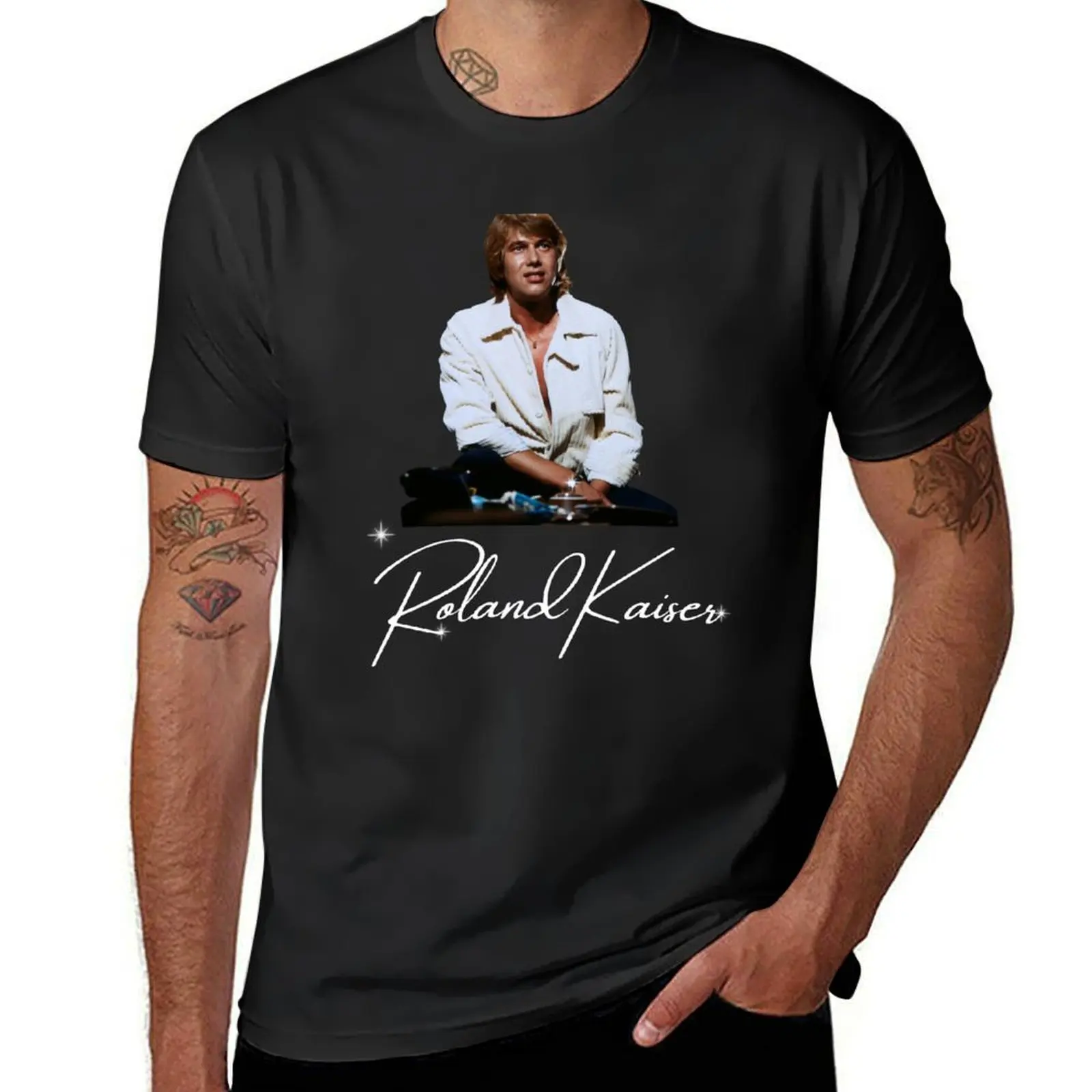 Roland kaiser - rip Roland kaiser - rest in peace Roland kaiser T-Shirt plus sizes cute tops summer top t shirt for men