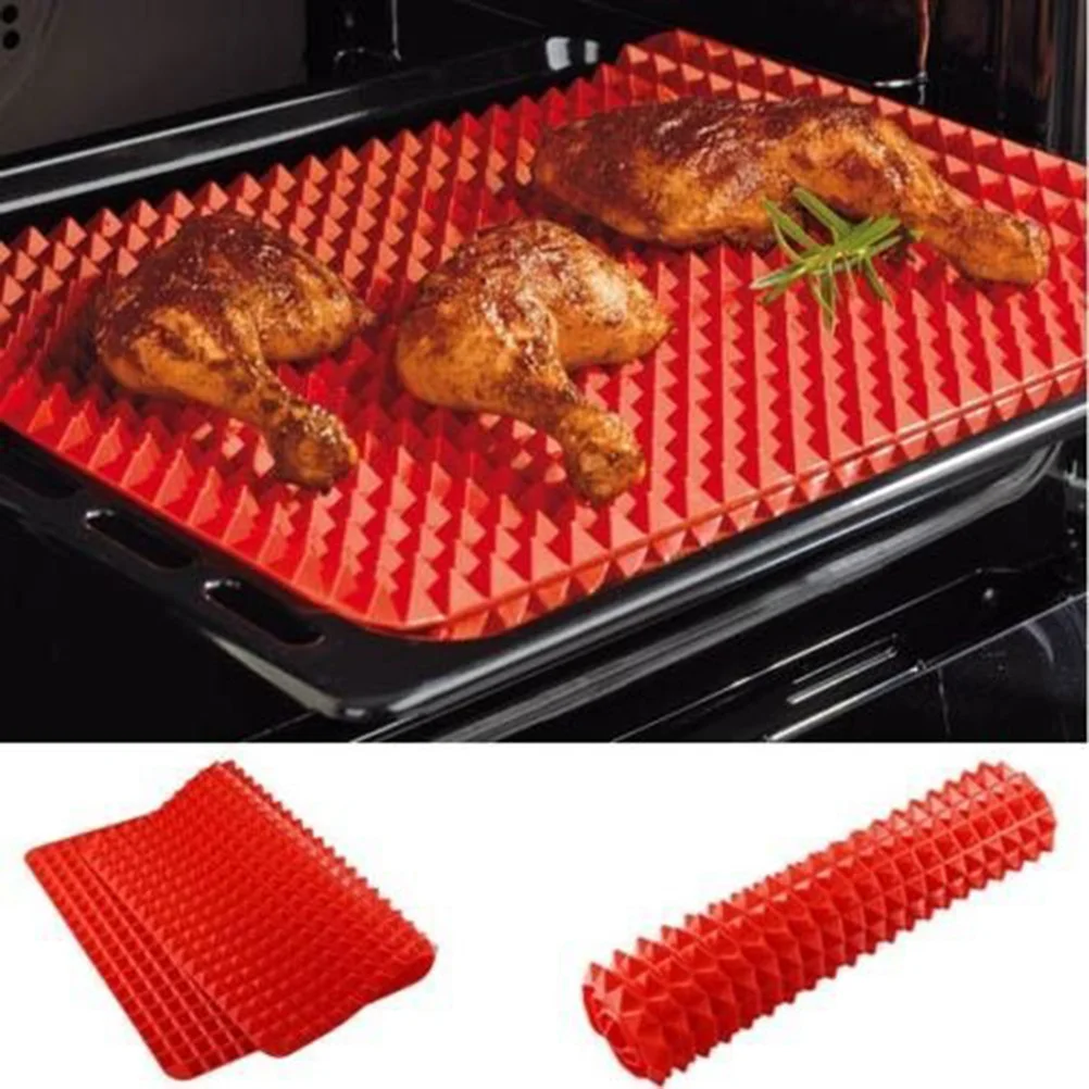

Reusable Non-Stick Silicone Oven Mat Baking Liner Pyramid Texture Heat Resistant Cooking Mat For Macarons Dishwasher Safe