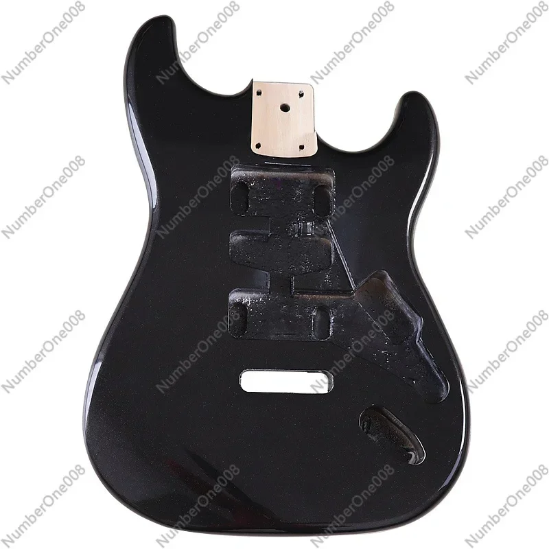 

Metal Black Electric Guitar Body Guitar Body Single Shake Guitar Modified Musical Instrument DIY Electric Accessories