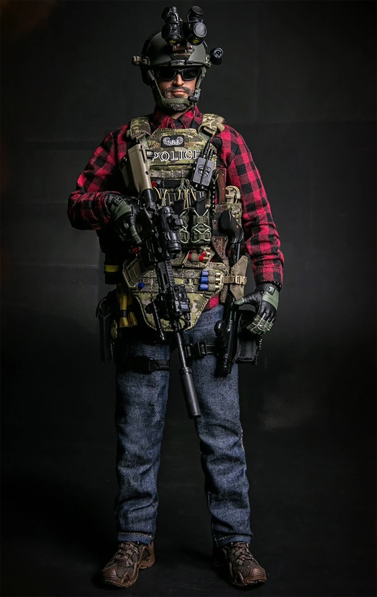 

Damtoys DAM78063 1/6 Agency Special Response Male Soldier Action figure Doll Full Set Collectible Toy