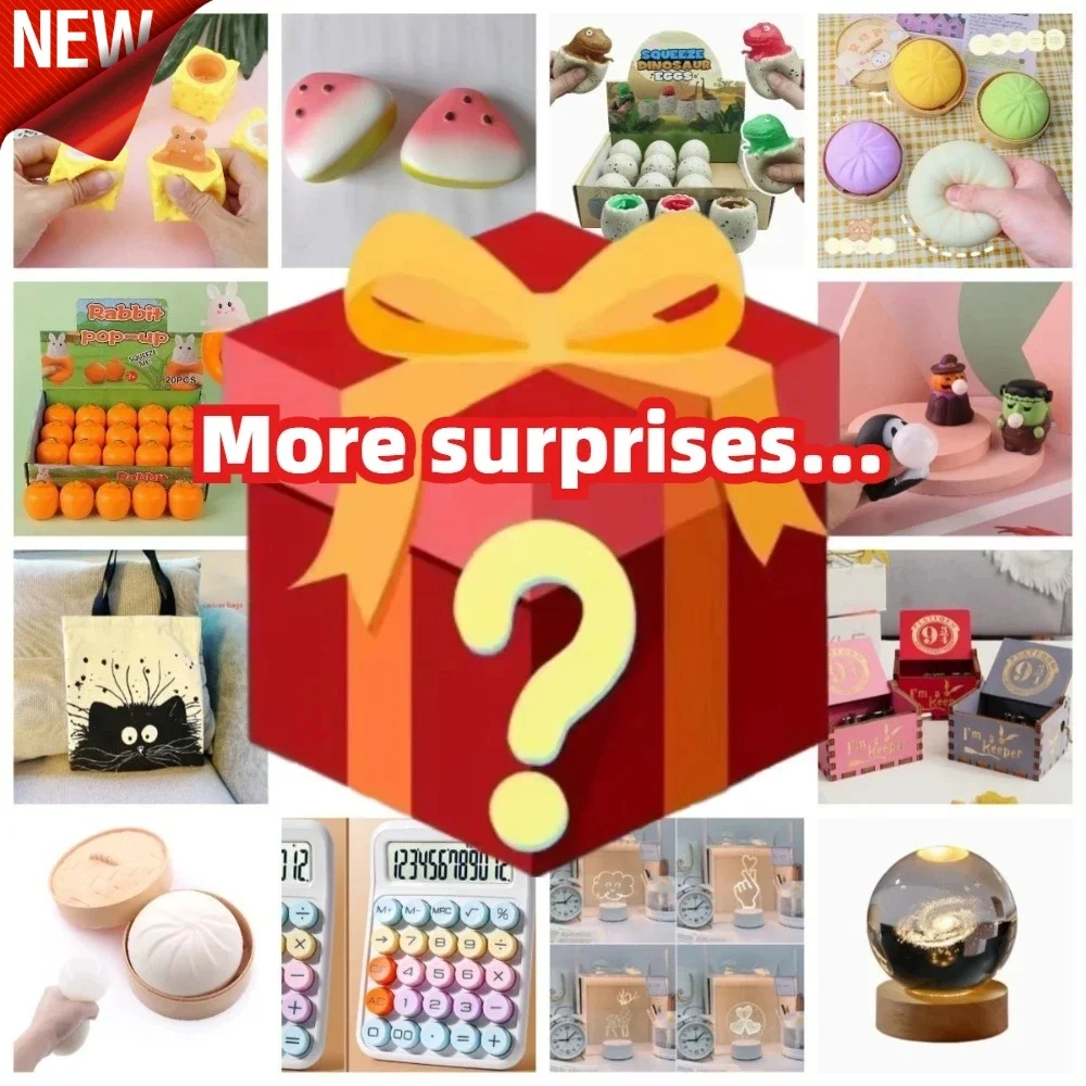 

Mystery Surprise Box - Surprise Gift Box with Assorted Collectibles, Toys & Accessories for Unboxing Fun