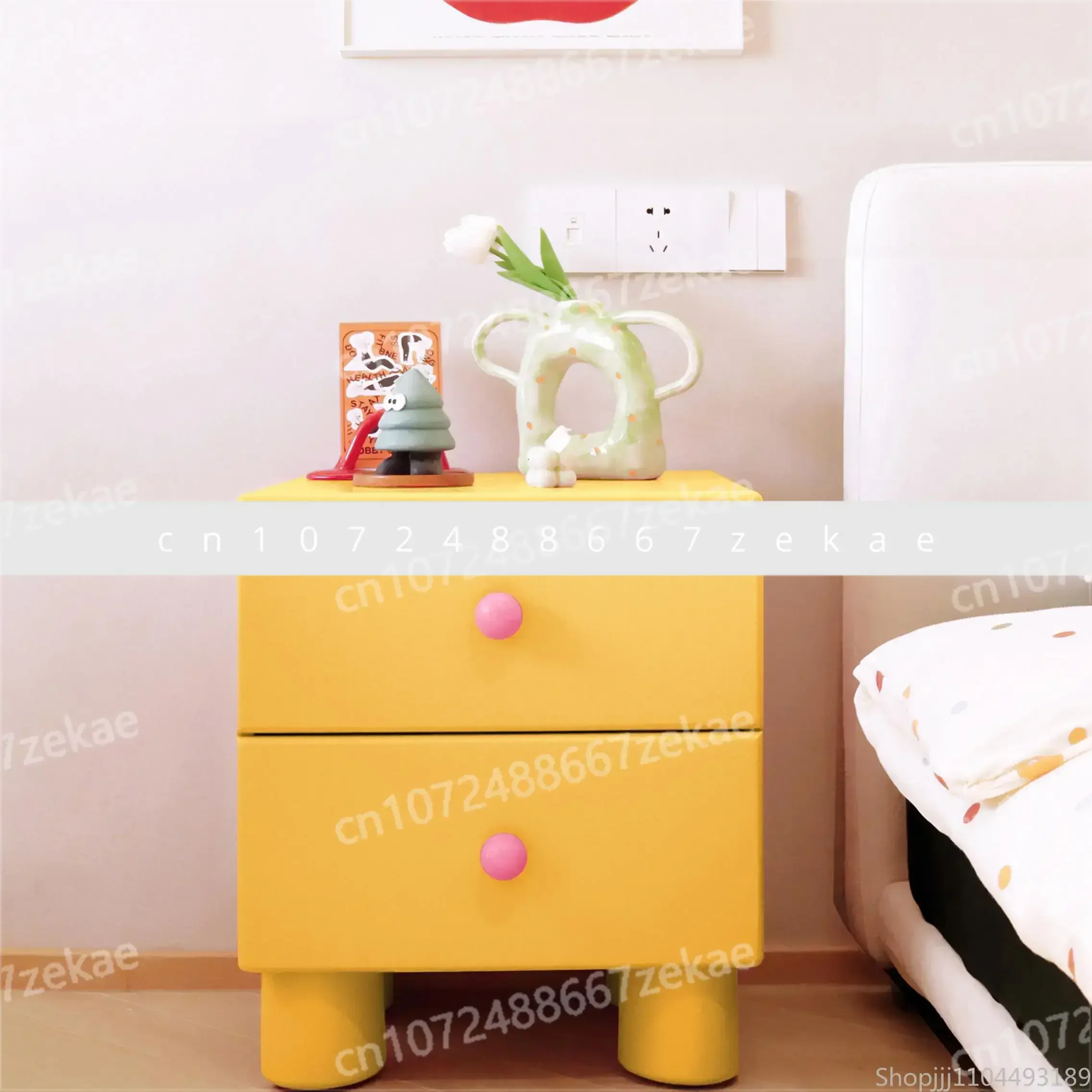 

Тумбочка для детской/гостиной, румяна, минималистичный прикроватный шкаф, компактное хранилище с ящиками