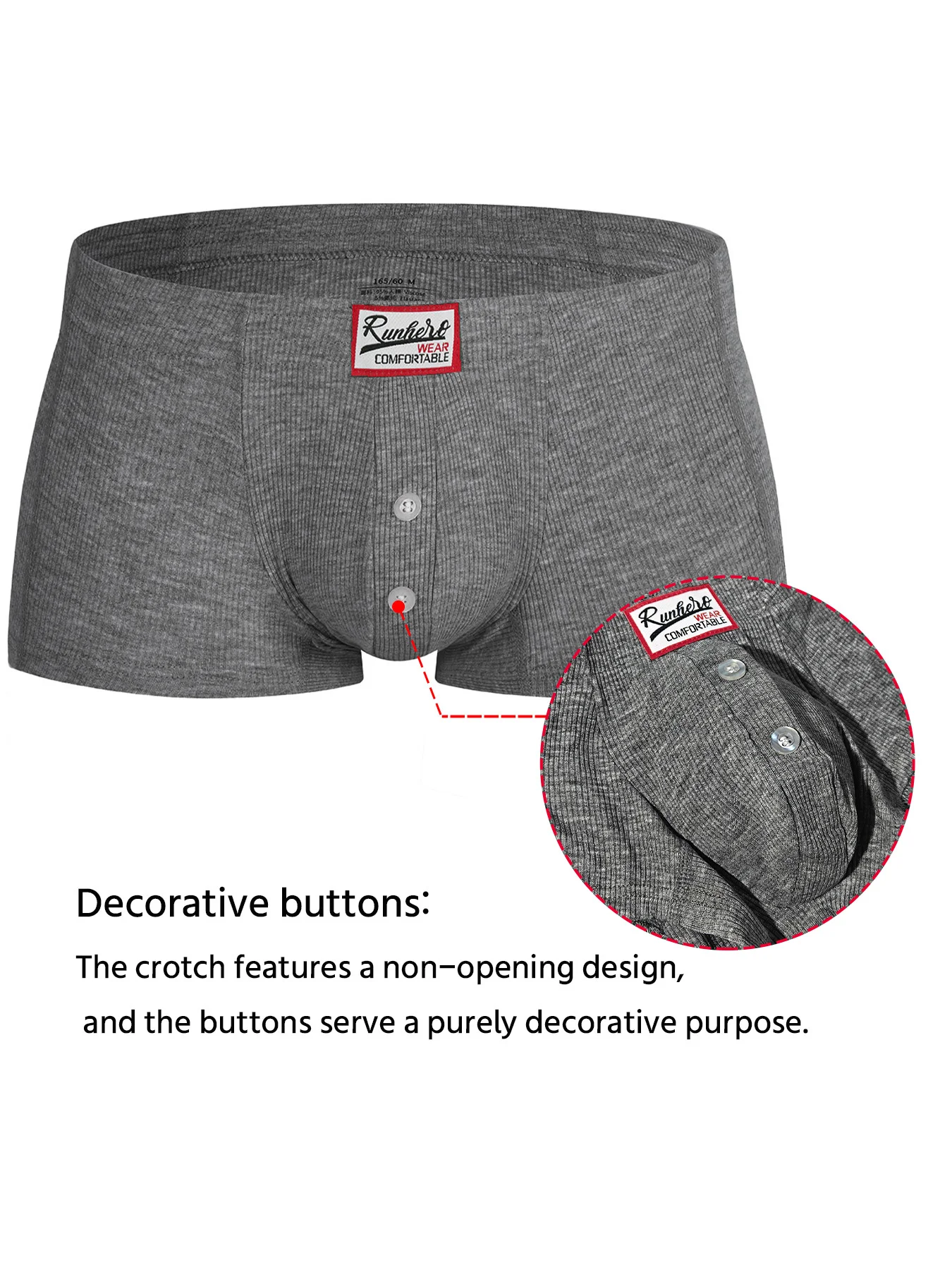 Mens Boxers Sexy Low-waist Und - Boyshort Underwear review and price
