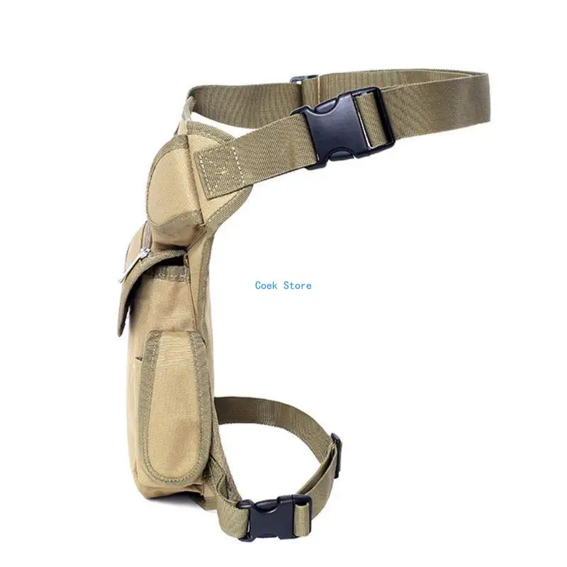 

11UE Drop Leg Bag Outdoor Thigh Bag Motorcycle Bike Bag Multifunctional for Hiking Traveling Fishing Drop Pack Waist Leg Bags