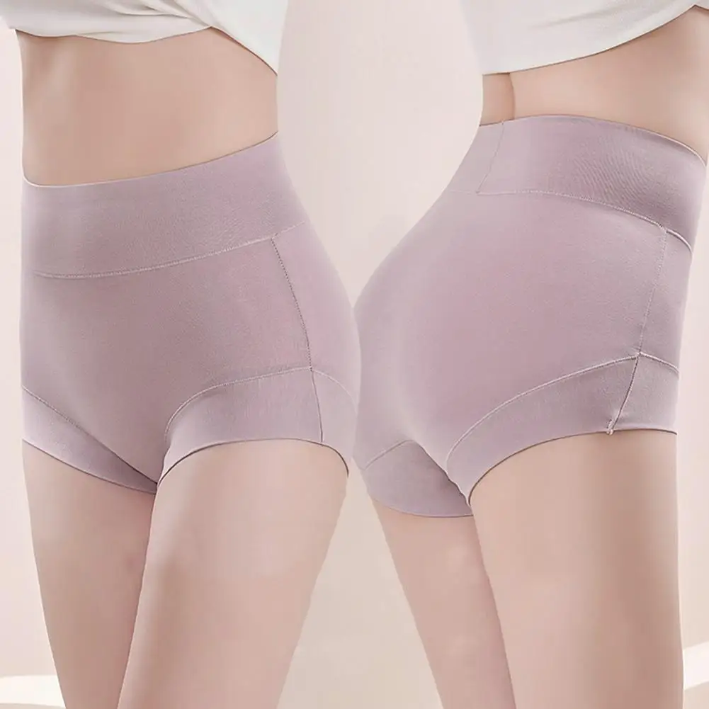 Women High-Waist Cotton Panties Underwear Seamless Hip Lifting Women Briefs Girls Comfort Underpants Female M-3XL Lingerie