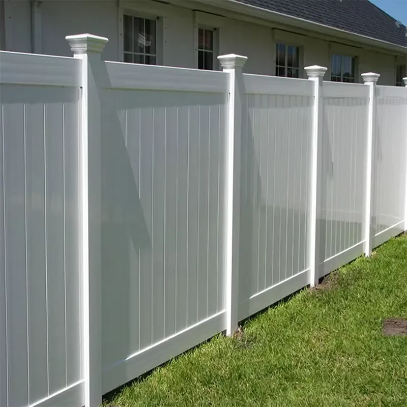 High Strength Design 6ft X8ft Eco-Friendly Vinyl Plastic PVC Privacy Fence for Residential Yards
