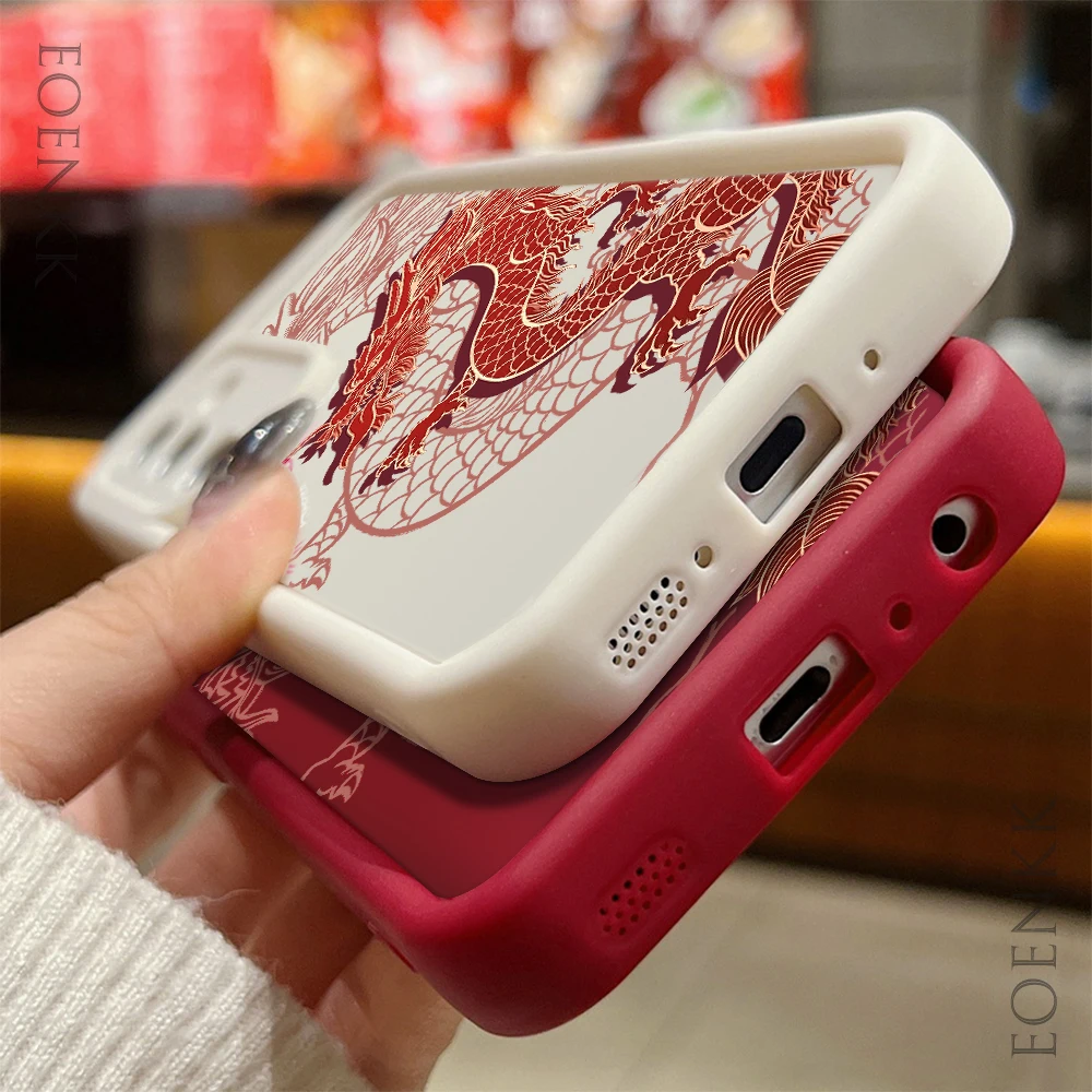 Luxury Fashion East Dragon Phone Case For Samsung Galaxy S23 S22 S21 S25 S24 S20 Ultra FE A35 A15 A25 A55 Note 20 Plus 5G Cover - náhled 3