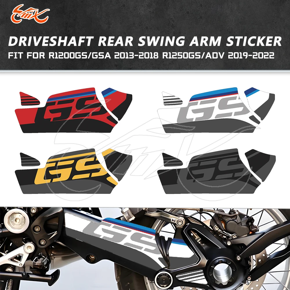 

Motorcycle Swingarm Sticker Rotating Shaft Swing Arm Decals Fit for BMW R1200GS GSA 2013-2018 R1250GS GSA 2019-2021