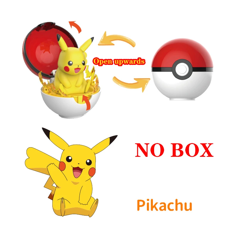 Pokémon-Ball-Figuren, Pokémon-Figuren, Actionfiguren, Pikachu, Eevee, Squirtle, Charizard, Puppe, Dekoration für Zuhause und Büro, Kindergeburtstagsgeschenk – Detail 15