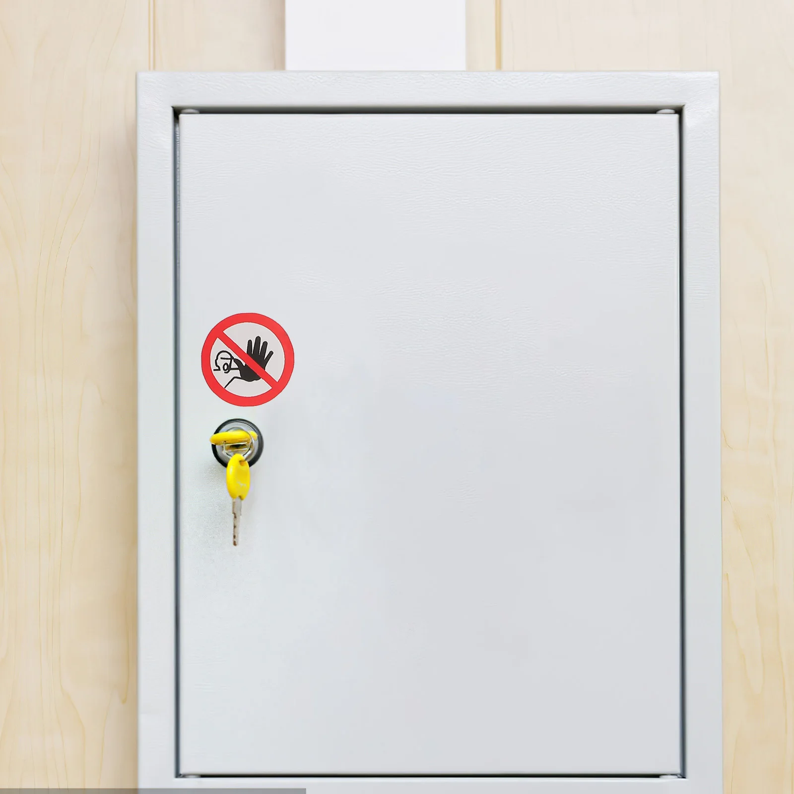 

Warning Labels Safety Sign Stickers No Entrance Adhesive Decals for Factories Construction Sites Easy Apply Remove