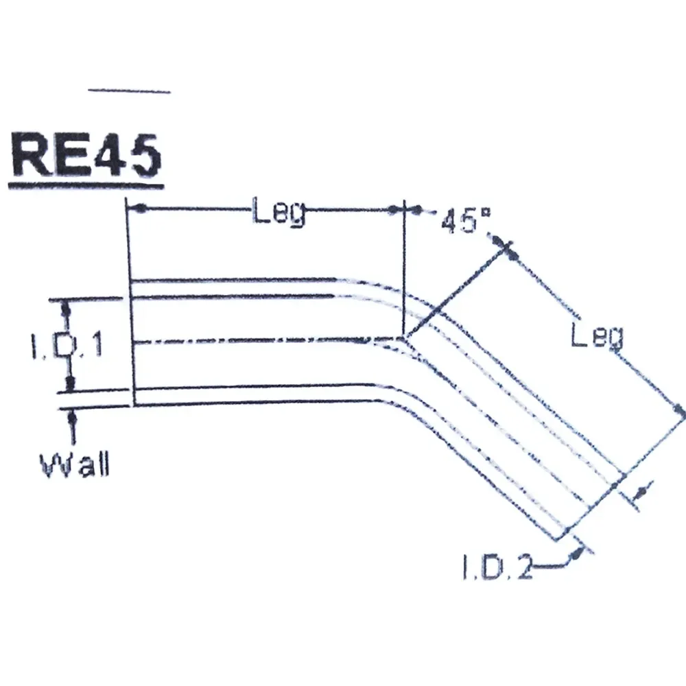 45degrees Silicone Elbow Hose 25 30 35 38 40 45 51 57 63 70 76 83 89MM Rubber Joiner Bend Tube for Intercooler Cold Air Intake P