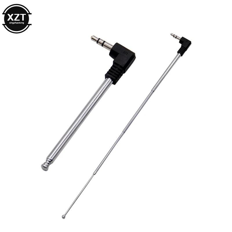 

3.5mm Jack Mobile Phone Mini FM Radio Receiver Antenna Retractable Aerial Plug-in Card Audio Antenna FM Dedicated