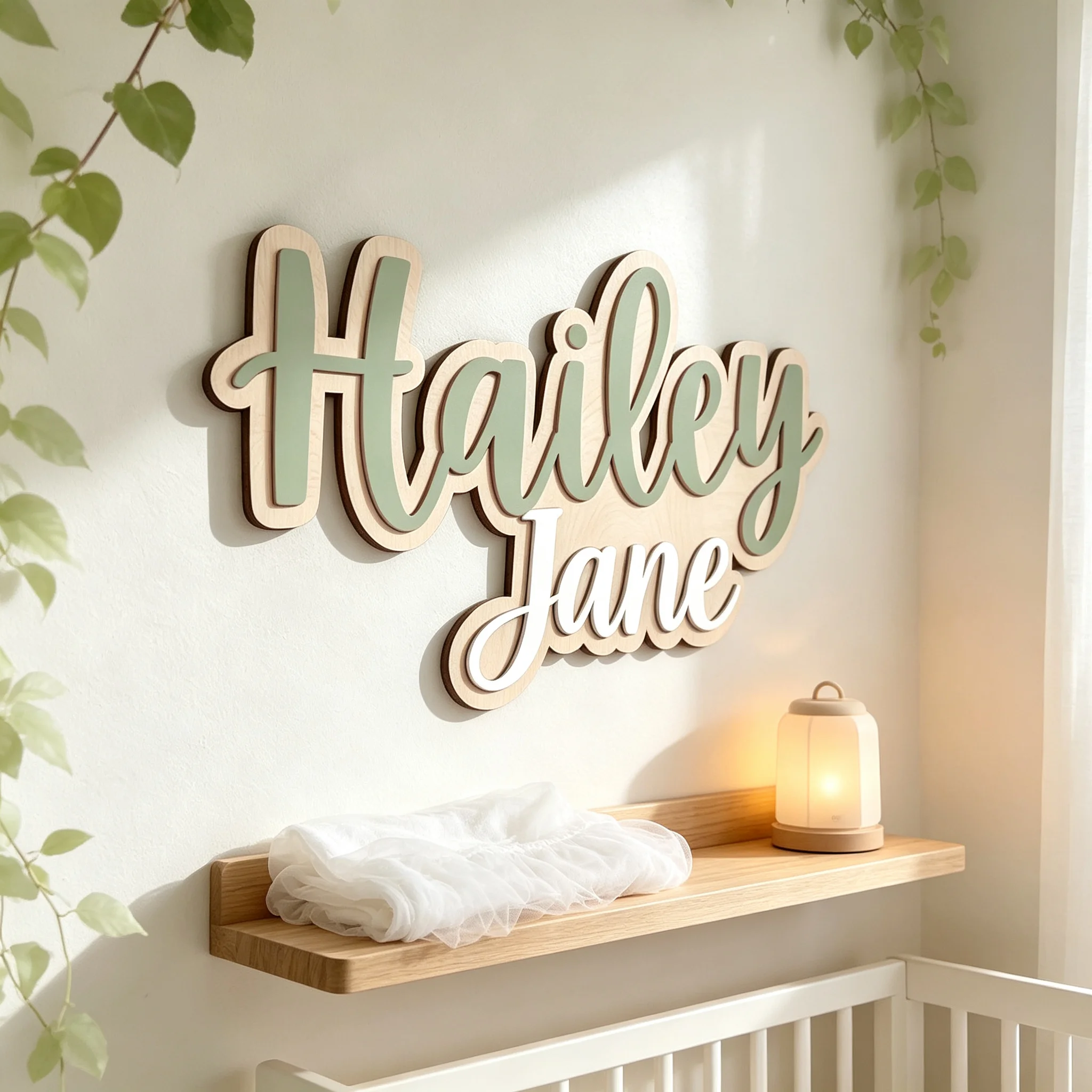 1Pc 맞춤형 북유럽 스타일 나무 이름표, 가정 어린이 - Baby Nursery Diy 리뷰 및 가격