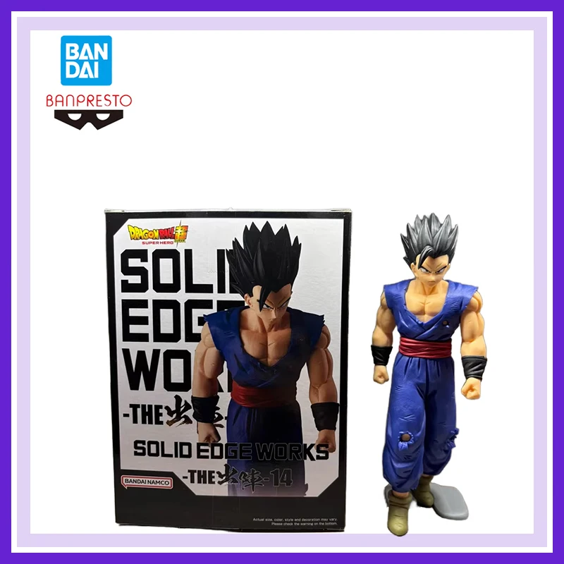 Genuino a estrenar y sin abrir Bandai Banpresto Dragon Ball Super Solid Edge funciona-modelo de figuras de acción de Anime Decoración