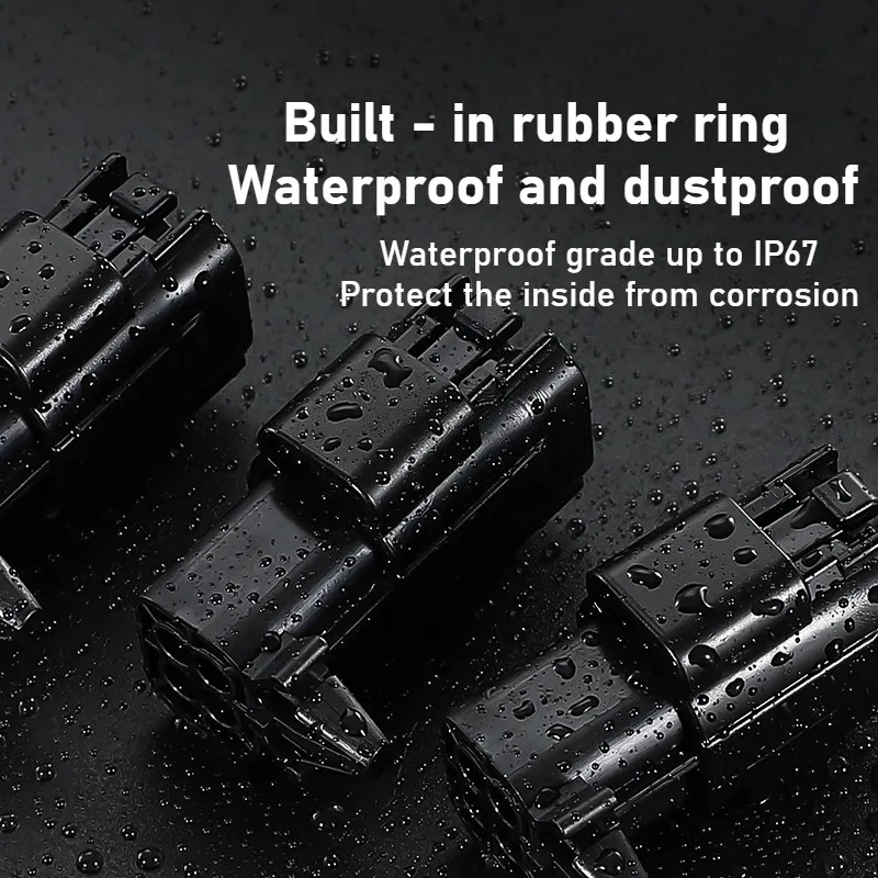 Plugue automotivo do conector do sensor de oxigênio DJ70416YB-1.8-11/21, conector impermeável 174257-2