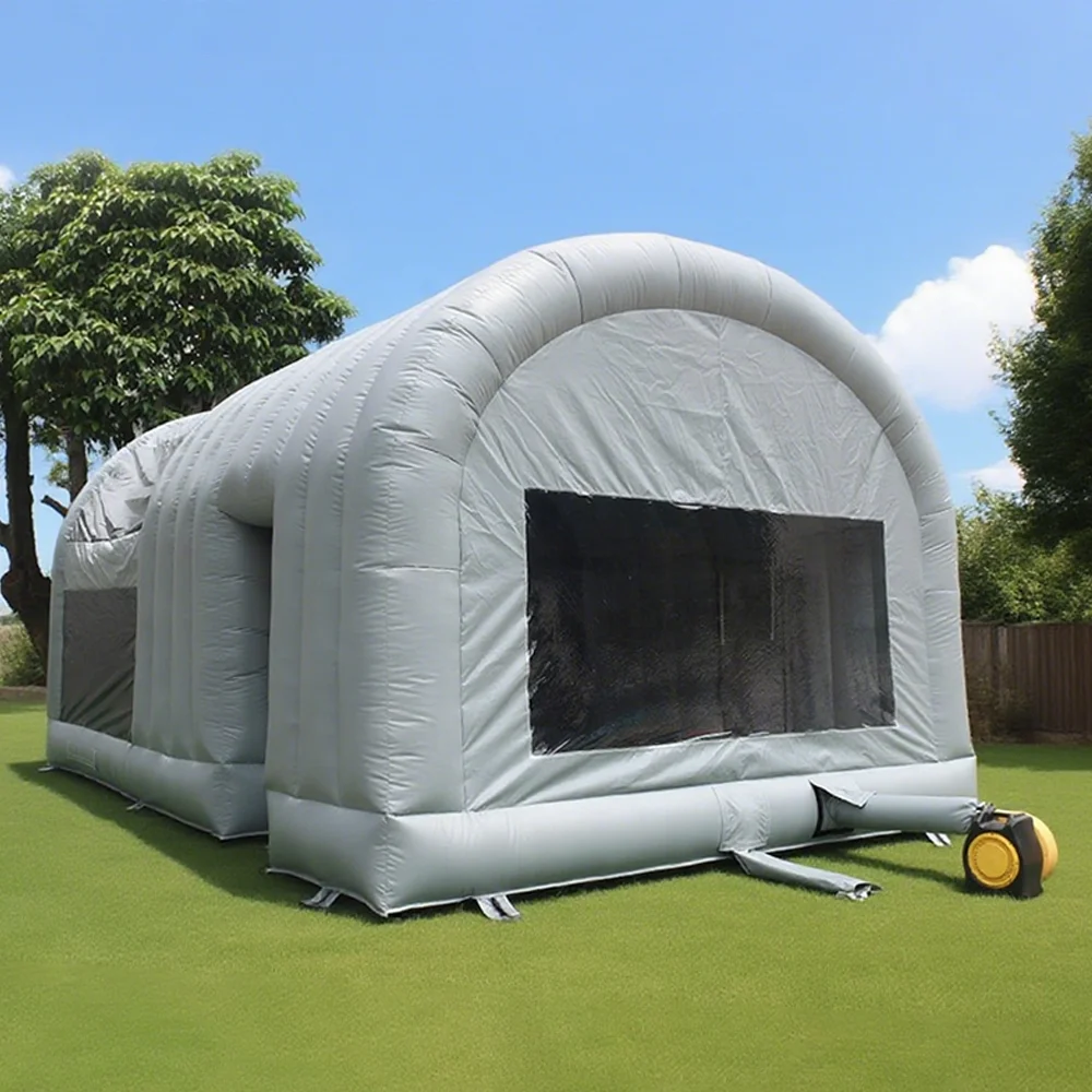 2027  Custom Outdoor Pvc Waterproof Inflatable Golf Simulator Tent Inflatable Golf Simulator Tent Hitting Cage Small House Tent