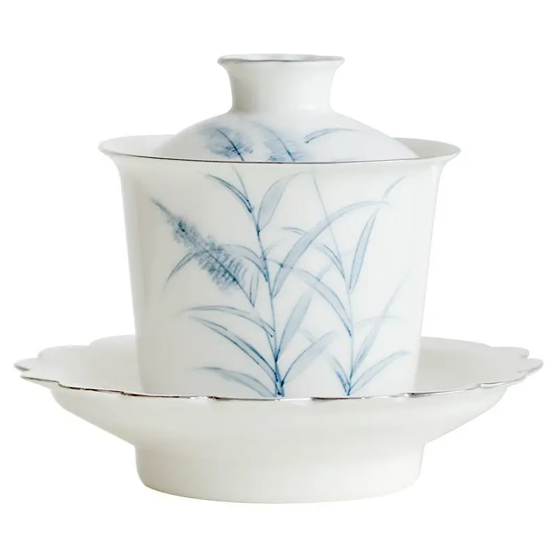 

cover bowl teacup, single brewed tea, tea set household ceramics