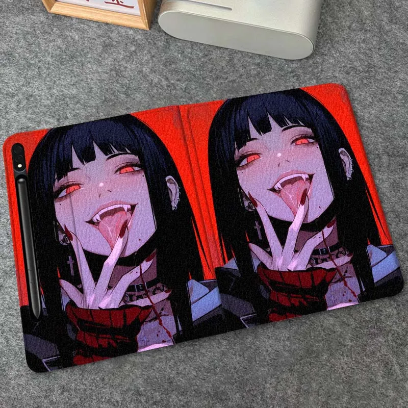 

Kakegurui Cool Popular Art For Samsung Galaxy Tab S9 S10 S6 S7 S8 FE Plus Lite Inch Foldable Cover Tablet Case