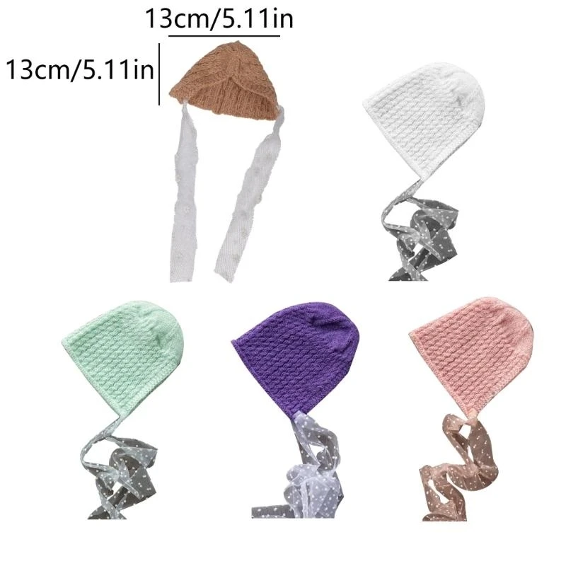 J15U الطفل التصوير الدعائم الوليد قبعة صورة تبادل لاطلاق النار وتتسابق الوليد زي تنكري لفتاة الرضع محبوك قبعة استحمام