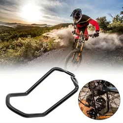 1PC Bicycle Rear Gear Derailleur Chain Guard Protector Road Bike Carbon Steel Double Wings Double Hole Arched Bracket
