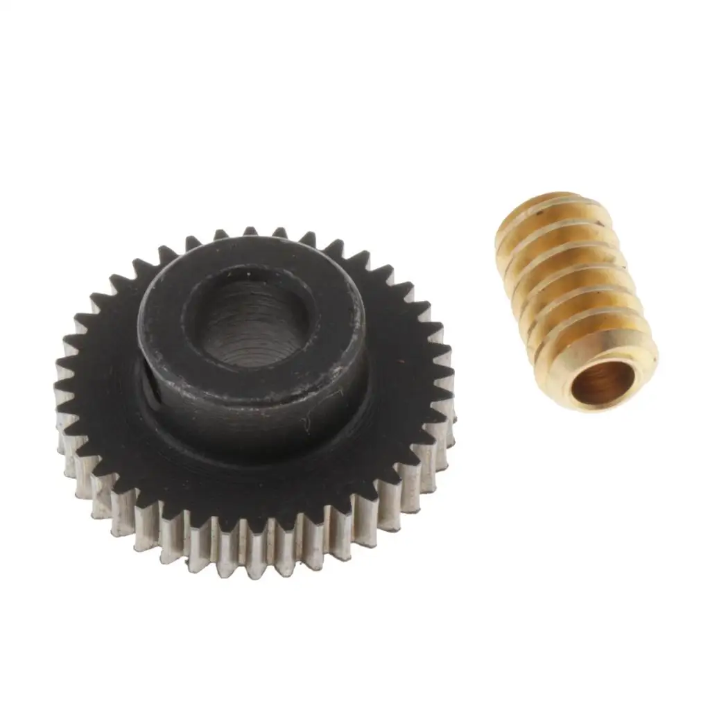 Brass Worm Gear Shaft Set for 12 Volt Worm Gear Motor Power Transmission Drive Gear Repairs