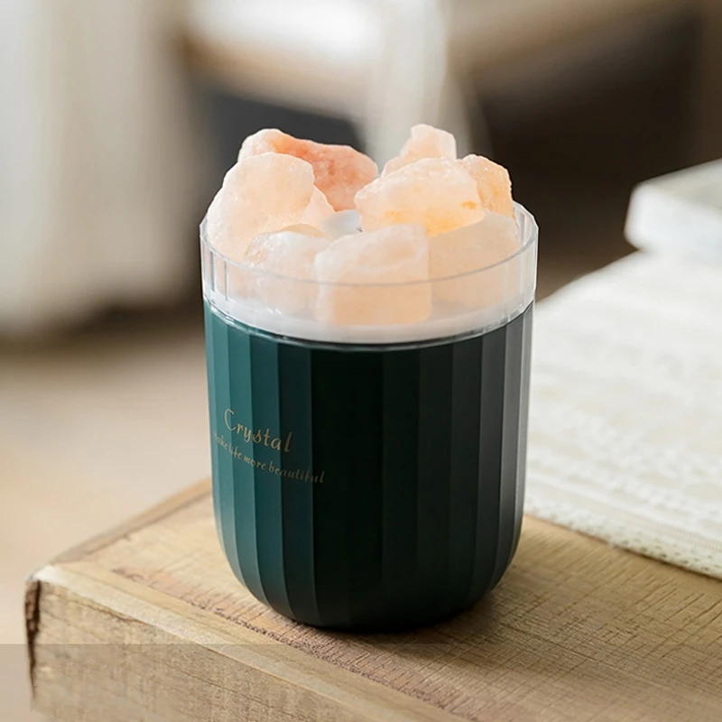 EAS-Crystal Ароматерапевтический увлажнитель воздуха с атмосферной лампой Домашний портативный USB-диффузор эфирного масла с ароматом