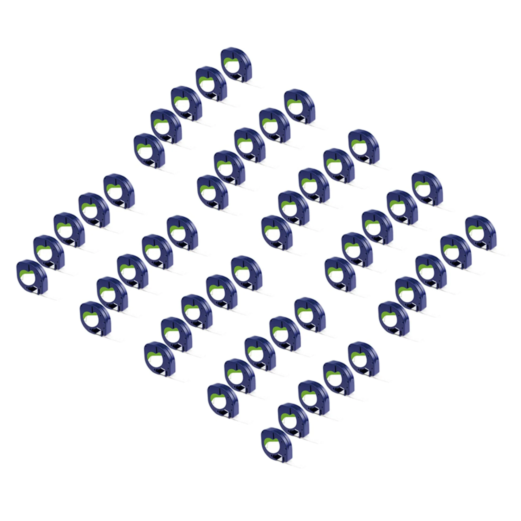 50Pcs Compatible Label Tape Replacement For DYMO Letratag Black On White Self-Adhesive Paper LT Label Tape Maker