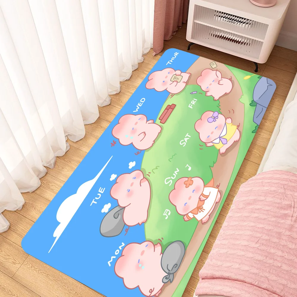 Carpet Rug Mat KONI PIG Bathroom Mats Outdoor Doormat Exterior Entrance Door Room Decorating Items Modern Home Decoration Custom