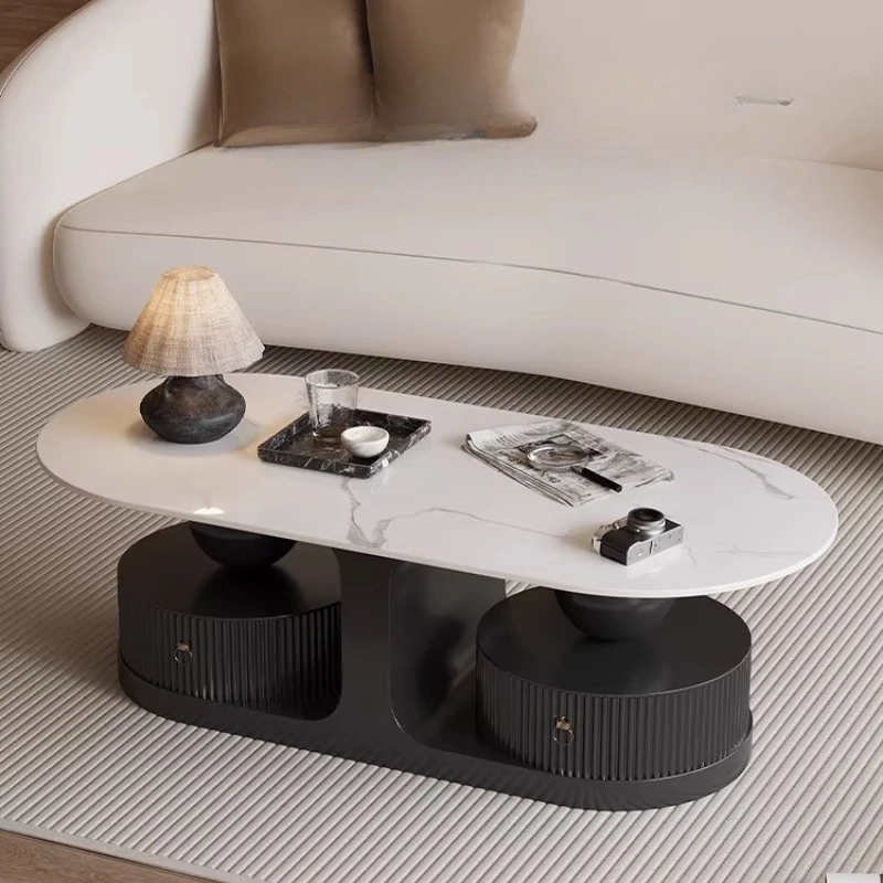 Mesa de centro estética única, decoração moderna, minimalista, estilo nórdico, luxuosa, designer, mesa auxiliar, móveis para casa