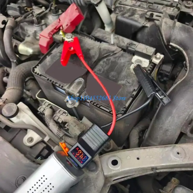 

Y6GD Smarted Protecting Vehicle Jump Clamps And Digital Voltages Meter Compacts For Easy Battery Connection