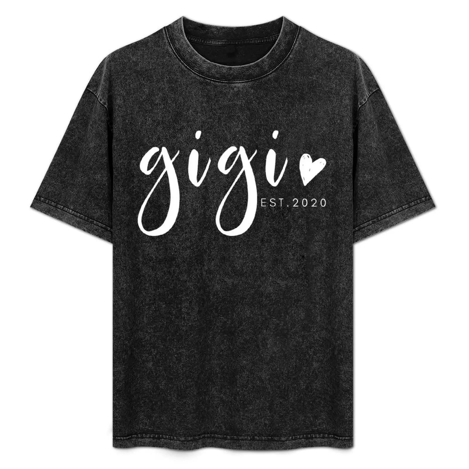 

Gigi Est 2020 -World's Best Gigi T-Shirt Large Size Loose Casual Tee