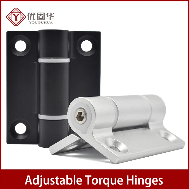 Damper Adjustable Buffering Hinge Adjustable with Any Stop Hinge Torque Force Adjustable Stop Clamshell Folding Hinges