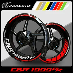 AnoleStix Reflective Motorcycle Wheel Sticker Hub Decal Rim Stripe Tape For Honda CBR 1000RR 2024 2023 2022 2021 2020 2019 2018