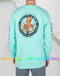 Fishing Clothes Summer Outdoor Men Long Sleeve T-shirt Camisa De Pesca Sun Protection Breathable Performance Angling Clothing