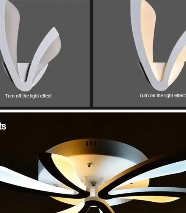 

Acrylic Remote Ceiling Lamp Control LED Dimming Ceiling Lights Room Light for Living Room Bedroom Lamp