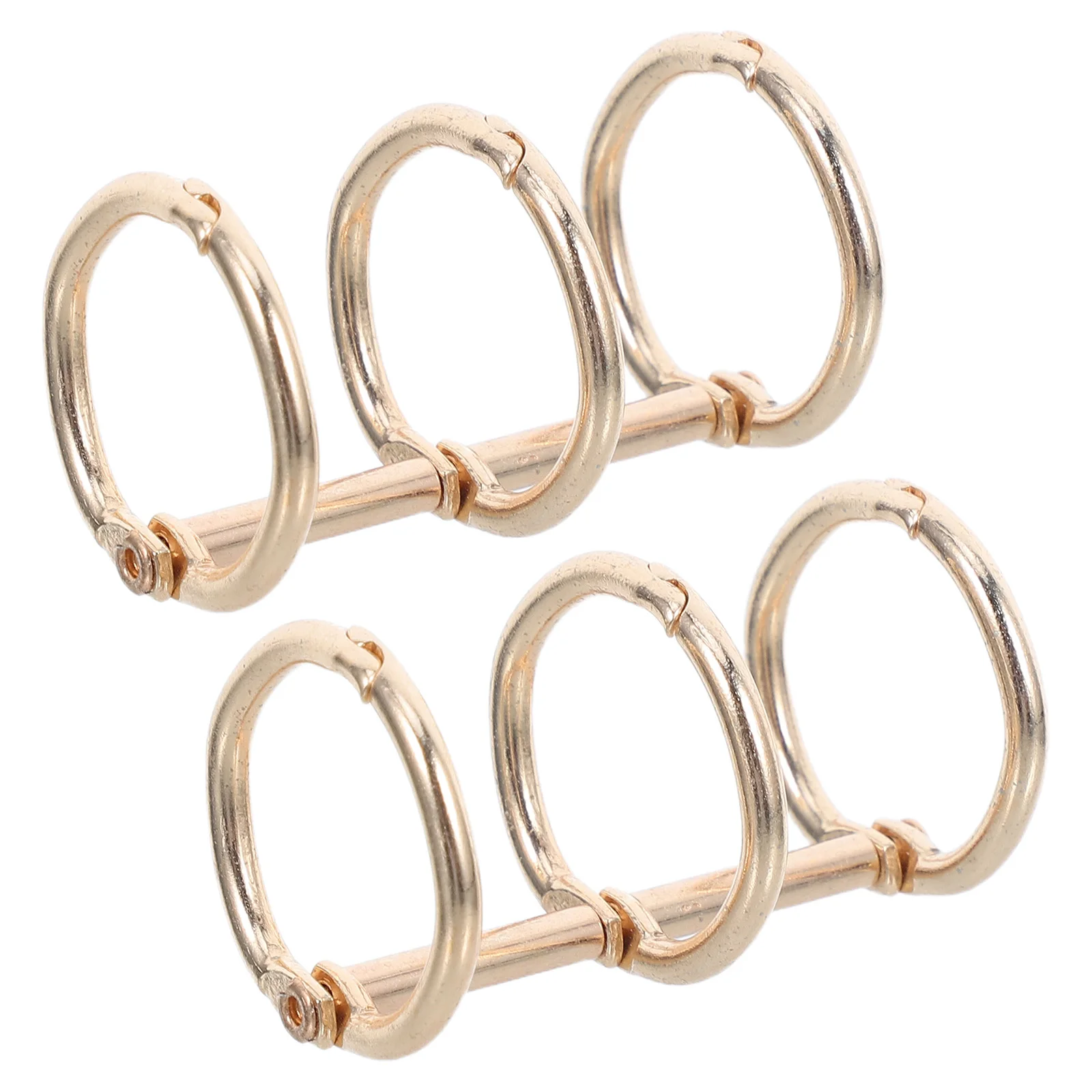 

2 Pcs Desk Calendar Binding Ring Spines Business Clip Rings Binder Replacements Notebook Buckle