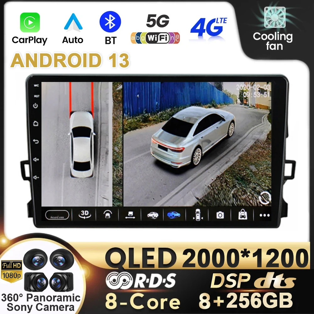 

Android 13 Car Radio For Toyota Auris 2006 2007 2008-2012 Multimedia Video Player Navigation GPS 2din No DVD Head Unit QLED 4G