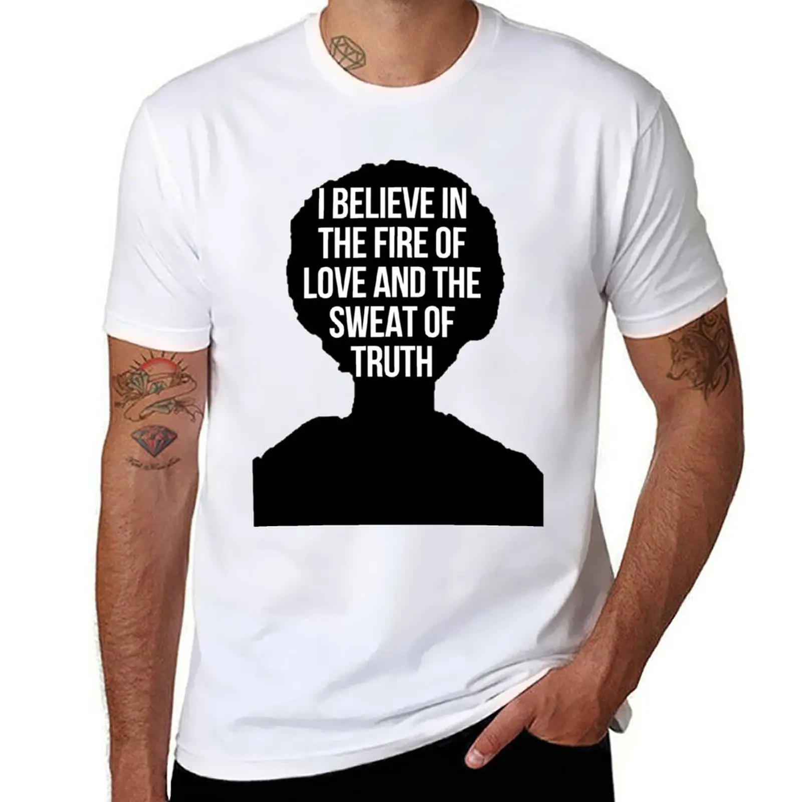 

Assata Shakur Quote: Fire Of Love T-Shirt man t shirt graphic anime t shirts for man printed t shirts for man T-shirt
