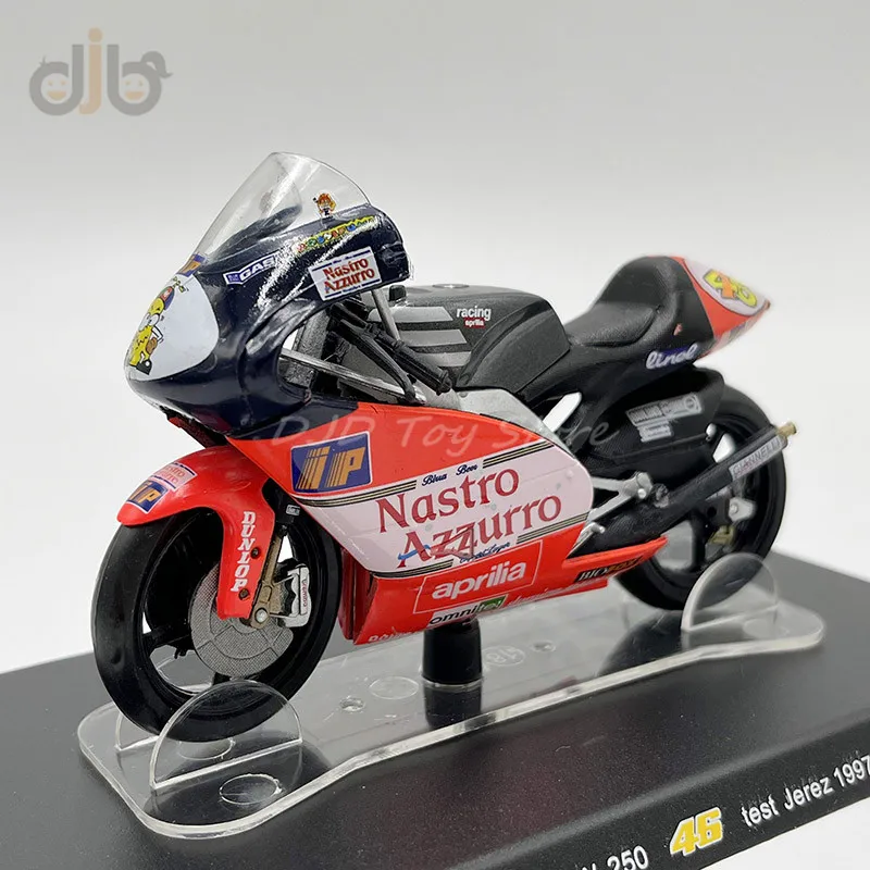 1:18 Diecast Motorcycle Model Toy Aprilia RSW 250 1997/1999 Sports Racing Bike Miniature Replica Collection