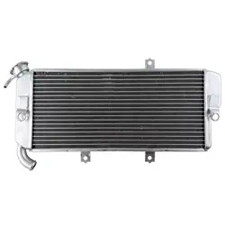 Motorcycle Radiator Cooler Cooling For Kawasaki Ninja ER6N ER6F 650R EX650 2009-2011 2010 Aluminum Silver