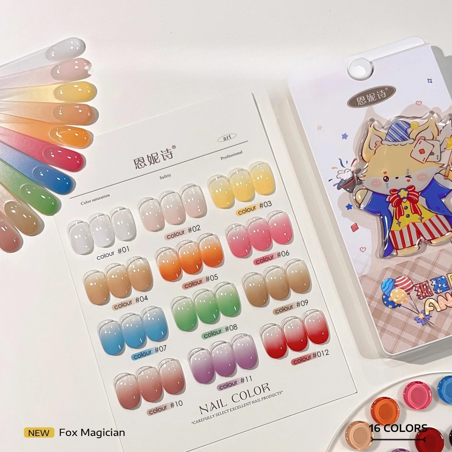 

16Grids Nude Pink Patting Gel Nail Polish TPO HEMA FREE UV Soak Off Gel Varnish Blooming Gradient Painting Gel Lacquer