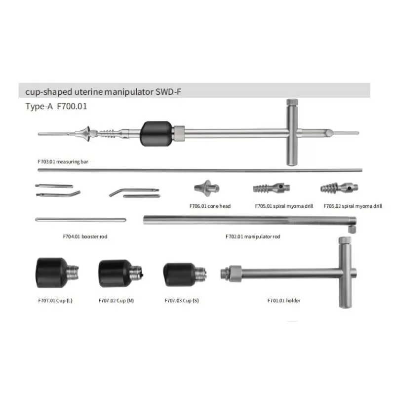 SUODDE Wholesale Factory Surgical Instruments Uterine Manipulator Reusable Gynecologica Hysteroscpic Cup Type