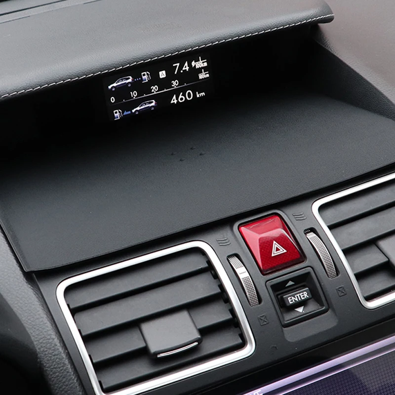 QHCP Silicone Anti-Slip Mat Phone Holder Ornament Non-slip Dashboard Pad For Subaru Forester 13-18 XV 12-17 Interior Accessories