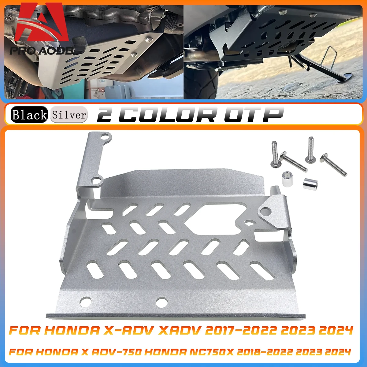 

New 2024 model endurance off-road motorcycle CNC anti-slip plate frame protection accessories For Honda X-ADV XADV 2017-2024