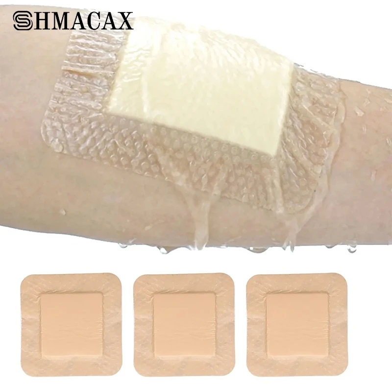 1Pcs Bedsore Healing Pad Thin Soft Ulcer Healing Acne Patch Hydrocolloid Adhesive Wound Dressing Breathable Sweat Resistant