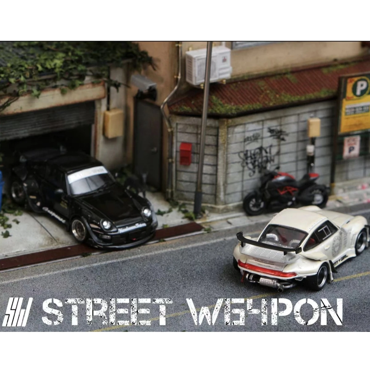 스트리트 무기 SW 다이캐스트 모델 자동차, 1:64 RWB 993