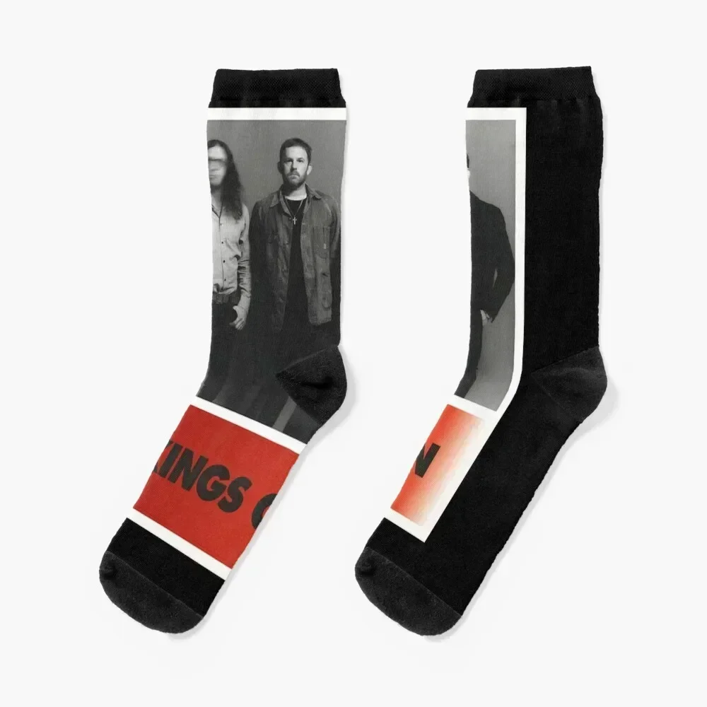 

Music Vintage Kings Of Leonkings Gift Movie Fans Socks halloween crazy Antiskid soccer cute Girl'S Socks Men's