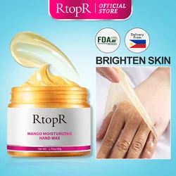 RtopR Mango nawilżający wosk do rąk naprawa złuszczający modzele kwas Anti-Aging krem do rąk leczenie peeling maska do rąk 50g