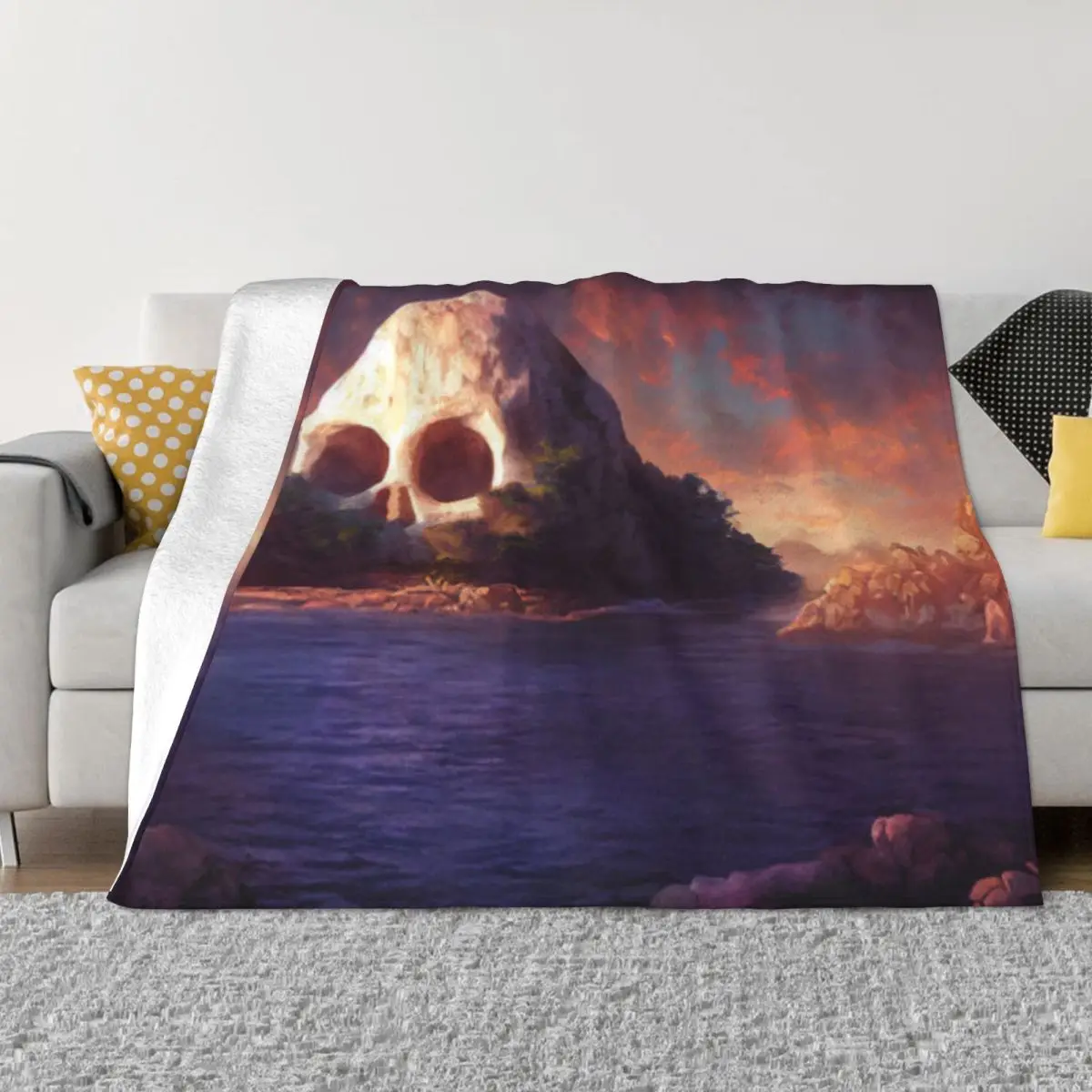 

Череп Рок 002161, домашние одеяла, пледы, одеяла и пледы, зимнее теплое одеяло, одеяло